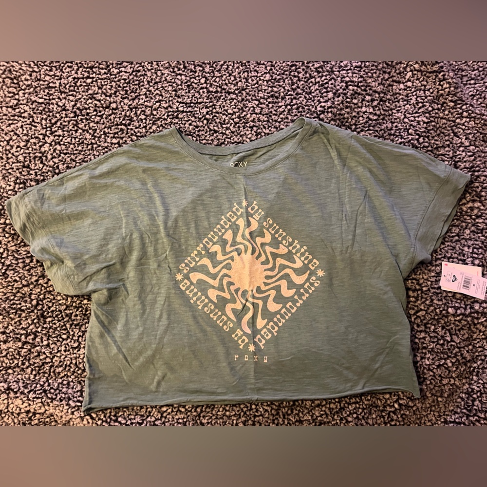 Roxy Tee with Sunburst Design